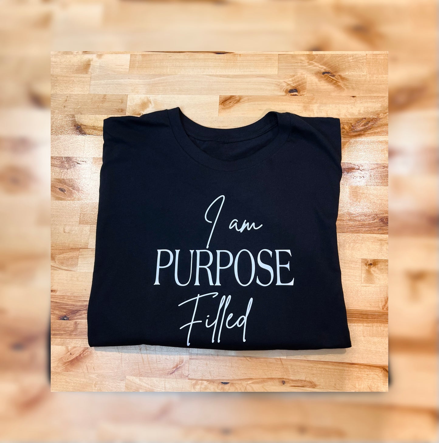 PURPOSE ADULT T-SHIRT BLACK